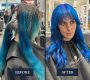 Scalp bleach before and after – Fabuluxe Hair Studio Vermont